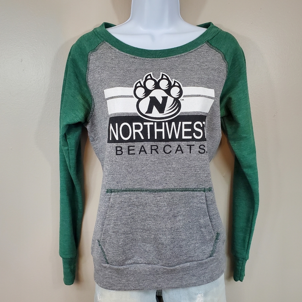Holloway NWMSU Bearcats Crewneck Sweatshirt with Front Pocket